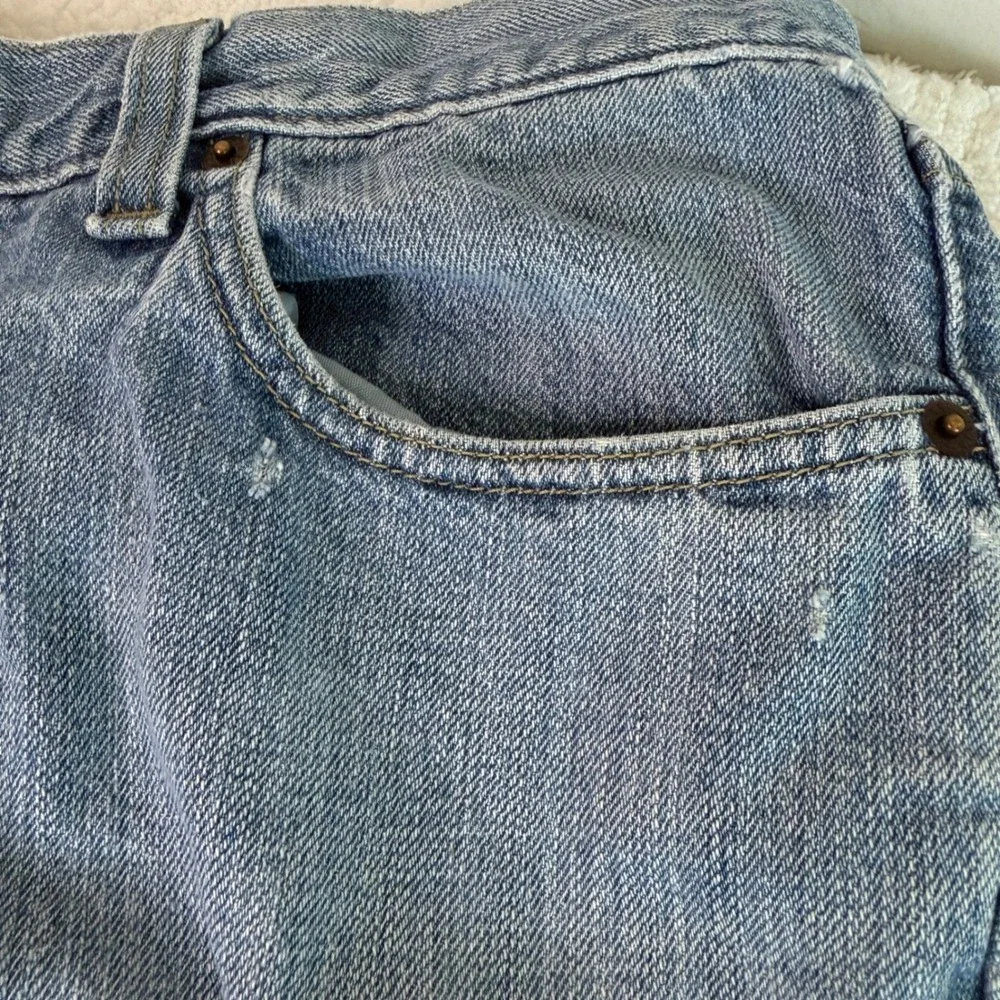 Hilfiger Brand Freedom Relaxed Denim Mens Jeans 34x32 Y2K Distressed Timeless